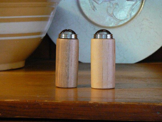 Handmade Wooden, Salt and Pepper Shakers: Craftsmanship Meets Culinary Charm