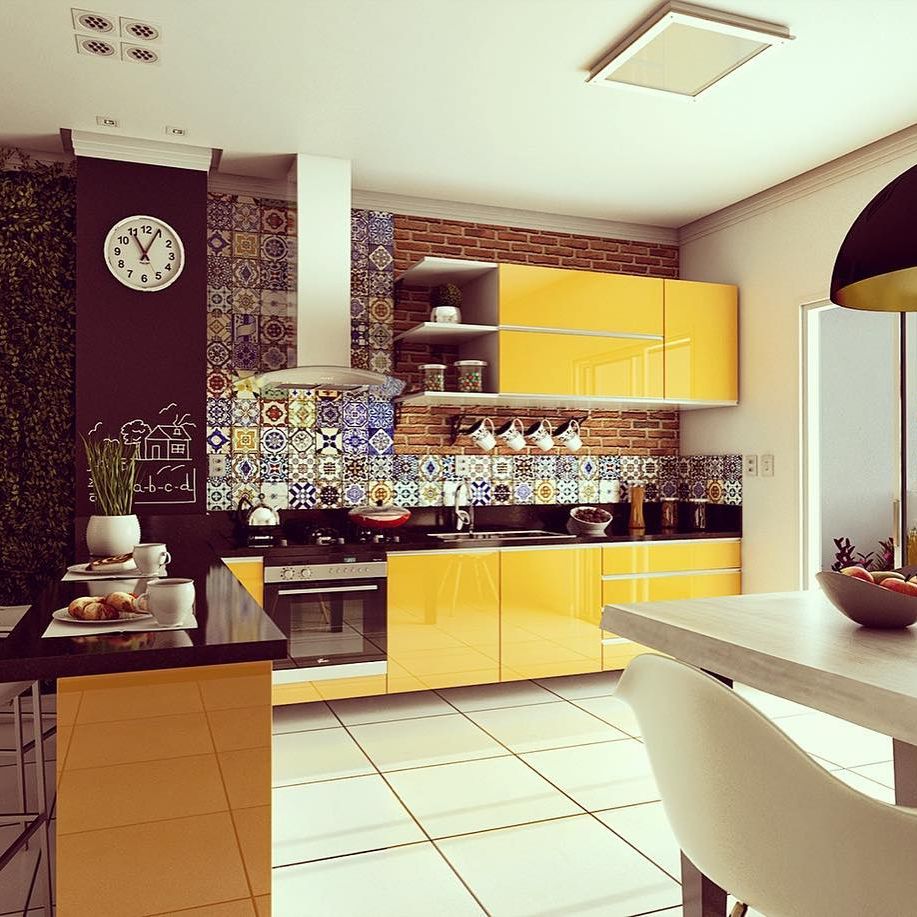 Brighten Up Your Space: Inspiring Ideas for Kitchen Yellow Cabinets