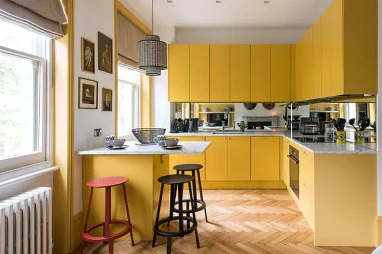 Brighten Up Your Space: Inspiring Ideas for Kitchen Yellow Cabinets